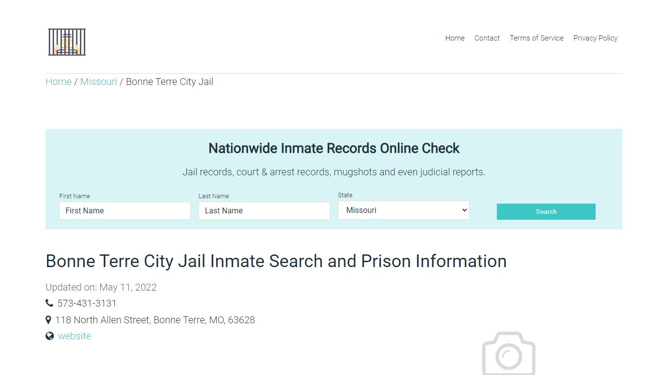 Bonne Terre City Jail Inmate Search, Visitation, Phone no ...